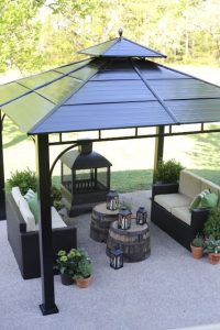 Lowe's Spring Makeover Reveal | Backyard gazebo, Patio gazebo .