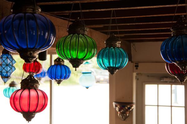 Colored Glass Gourd Shaped Lanterns | SHOP NECT