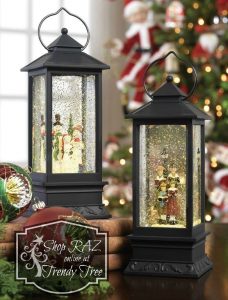 RAZ Lighted Caroler Water Globe Lanterns from the 2015 Night .