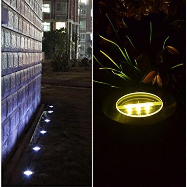 Shop Solar Powered Ground Light Outdoor Waterproof Garden Pathway .