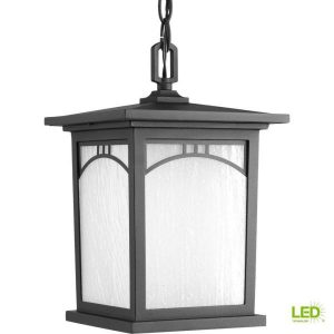 Progress Lighting Residence Collection 1-Light Textured Black LED .