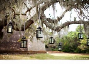 Lighting Ideas for an Outdoor Wedding | Backyard wedding lighting .