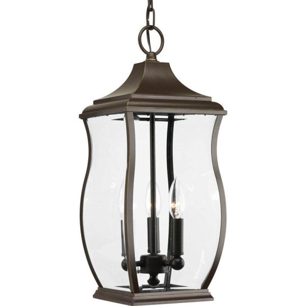 Progress Lighting Township Collection 3-Light Outdoor Oil-Rubbed .