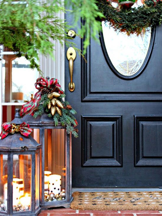 Dazzling Winter Doors That Welcome the Season | Outdoor holiday .