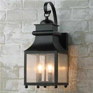 Homesteader Seeded Glass Outdoor Wall Lantern | Outdoor wall .