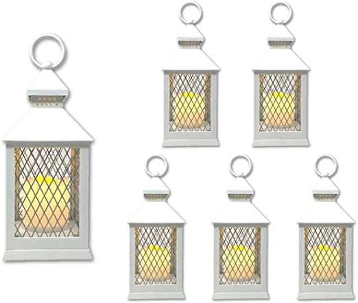 Amazon.com: THE NIFTY NOOK Farm House Lanterns {6 Pc Set} 10 .