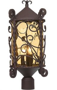 John Timberland Casa Seville Wrought Iron Lanterns - Antique .