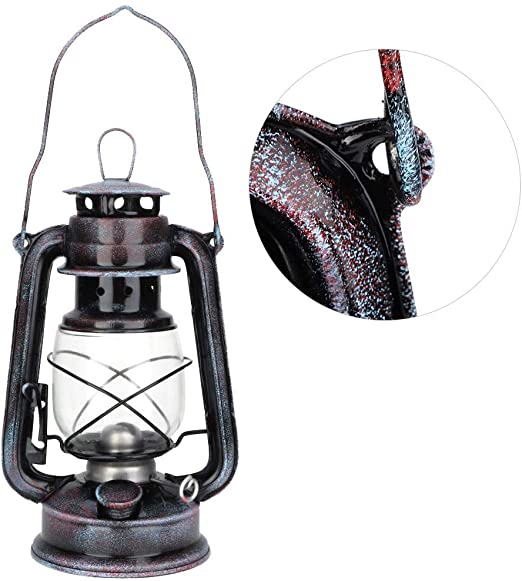 Amazon.com: Red Coal Old Oil Lamp, 24cm Classic Kerosene Lamp .