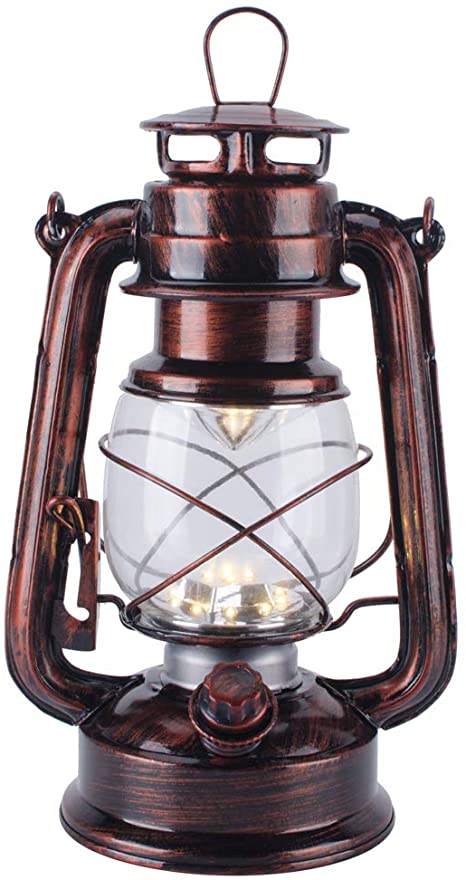Amazon.com: Vintage LED Hurricane Lantern with Dimmer Switch and .