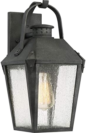 Quoizel CRG8408MB Carriage Outdoor Lantern Wall Sconce, 1-Light .
