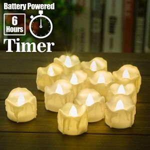 Amazon.com: Battery Operated Timer Candles, PChero 12 Packs LED .