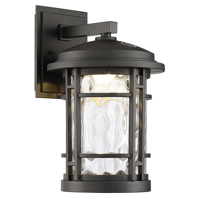 Altair 9" LED Outdoor Wall Lantern 772 Lumens Burnished Bronze .