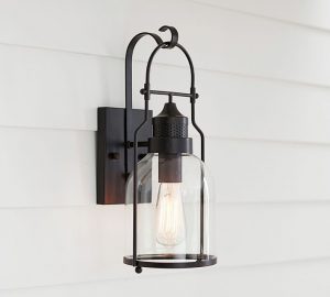 Taylor Indoor/Outdoor Metal Sconce | Pottery Ba