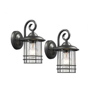 Outdoor Lights Exterior Front Porch Light Lantern Set 2 Lamps Pair .