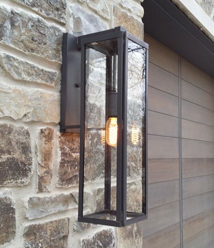 Tower Lighting - modern brass lantern | Modern outdoor lighting .