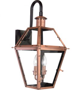 Quoizel RO8411AC Rue De Royal 2 Light 22 inch Aged Copper .