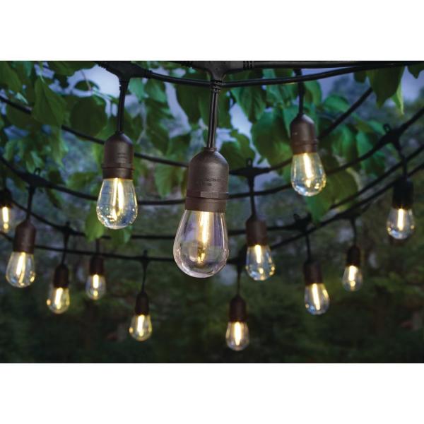 Hampton Bay 24-Light Indoor/Outdoor 48 ft. String Light with S14 .