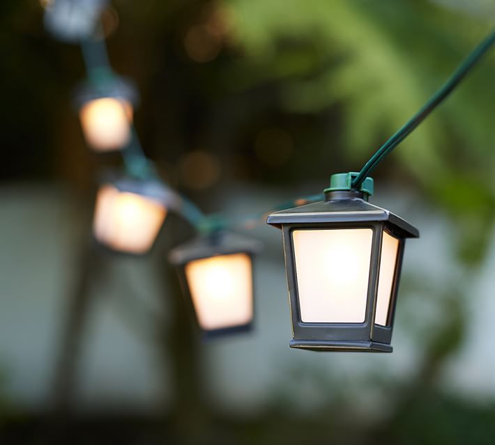 Malta Mini Lantern String Lights | Pottery Ba