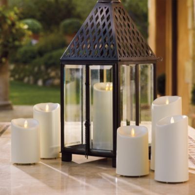 Seeing the realistic flames of these Outdoor Dream Candles .