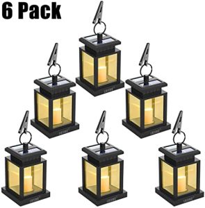 LVJING Solar Lantern Hanging Solar Lights Outdoor Decorative LED .