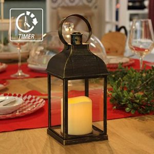 Amazon.com: MammyGol Vintage Decorative Lanterns with Timer - 10 .