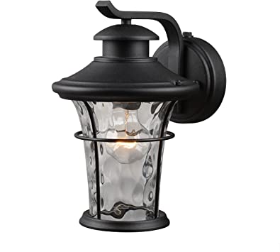 Hardware House 21-2274 Outdoor Water Glass Wall Lantern with Photo .