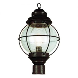 Bel Air Lighting Onion Lantern 19" Bronze 1-Light Outdoor Post .