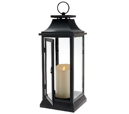 Luminara Heritage Indoor/Outdoor Lantern w/Flameless Candle .