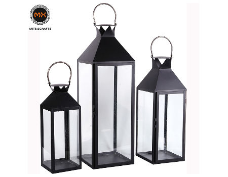China Outdoor and indoor metal and glass gifts & decor candle .