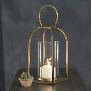 Amazon.com: Attractive and Graceful Small Tribeca Gold Metal .