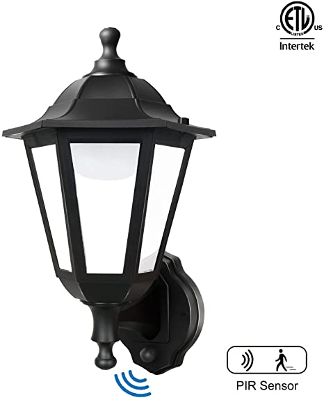 FUDESY Traditional Style LED Outdoor Wall Lantern with Motion .