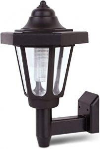 Solar Outdoor Wall Lantern Light - Decorative Wireless Water .