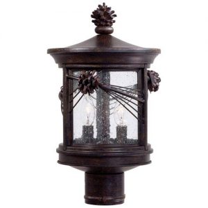 Minka Lavery Abbey Lane Outdoor Post Mounted Lantern 9156 A357 .