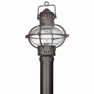 Troy P1875BB Portsmouth Medium Outdoor Nautical Post Lantern - TRO .