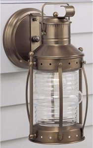 Beach House, Nautical and Coastal Style Outdoor Lighting - Deep .