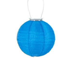 ALLSOP Glow 10 in. Blue Round Integrated LED Hanging Outdoor Nylon .