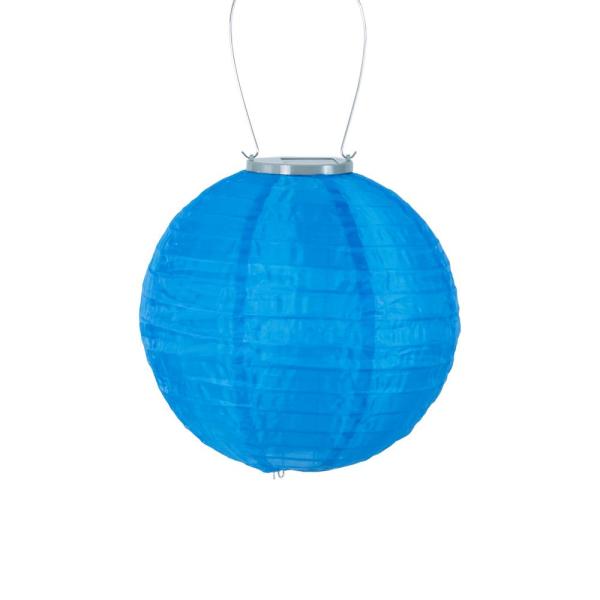 ALLSOP Glow 10 in. Blue Round Integrated LED Hanging Outdoor Nylon .