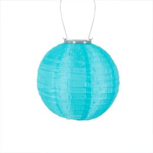 ALLSOP Glow 10 in. 1-Light Mint Round Integrated LED Hanging .