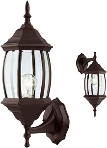 Outdoor Exterior Wall Light Fixture Lantern Porch Patio Downlight .