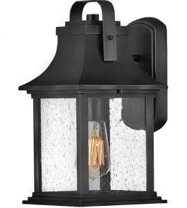 Hinkley 2390TK Grant 1 Light 14 inch Textured Black Outdoor Wall .