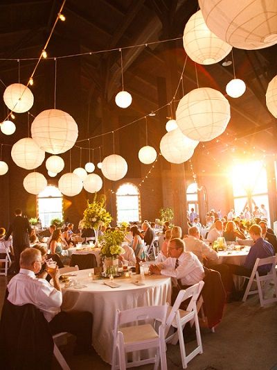 How Lighting Can Affect Your Wedding | Paper lanterns wedding .