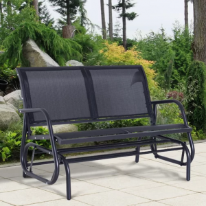 Callen 49" Outdoor Patio Swing Glider Bench | Outdoor patio swing .