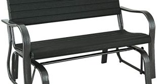 Amazon.com: Giantex Swing Glider Chair Patio Steel Porch Chair .