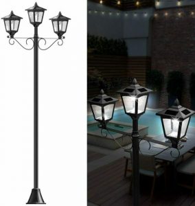 Modern Post Pole Light Outdoor Garden Patio Driveway Yard Lantern .