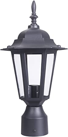 LIT-PaTH Outdoor Post Light Pole Lantern Lighting Fixture with One .