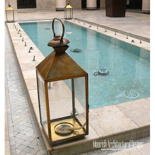 Pool Lantern - Deck lights - Rustic Outdoor Lighti