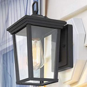 LALUZ Exterior Light Fixtures Farmhouse Wall Mount Lantern Outdoor .