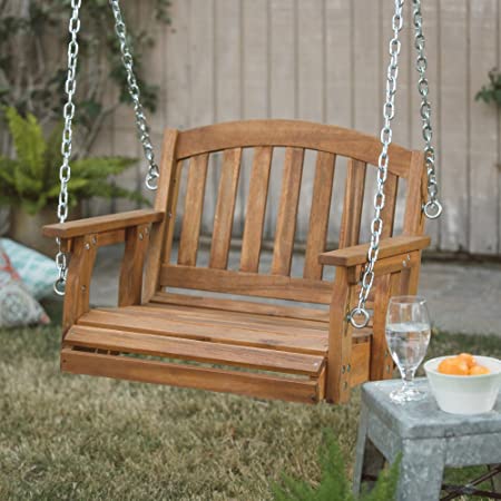 Amazon.com : Porch Swing Patio Premium Swings Outdoor Wooden .