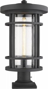 Z-Lite Jordan 22" Outdoor Post Lantern - Black 570PHXL-533PM-