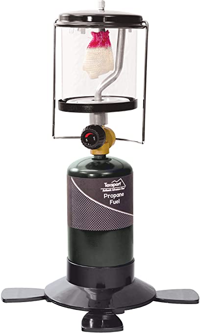 Amazon.com: Texsport Single Mantle Propane Lantern for Outdoor Use .